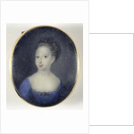 Portrait, a girl, probably a daughter of George II, King of England by Anonymous