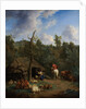 The cabin by Adriaen van de Velde