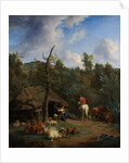 The cabin by Adriaen van de Velde