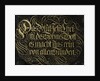 Behind-Glass Painting with Calligraphed Saying: The Blood of Jesus Christ the Son of God Purifies us from all Sin by Johann G. M
