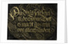 Behind-Glass Painting with Calligraphed Saying: The Blood of Jesus Christ the Son of God Purifies us from all Sin by Johann G. M