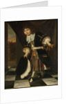 Portrait of a Boy, called The Young Son of Admiral van Nes, The Admiral's Son by François Verwilt