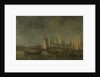 Battle on the Slaak between the Dutch and Spanish Fleets in the Night of 12-13 September 1631 by Simon de Vlieger