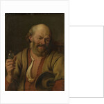 A Man with a little drink Bottle by Ary de Vois