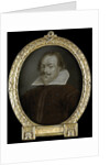 Portrait of Florentius Schoonhoven, Poet in Latin, Burgomaster of Gouda The Netherlands by Arnoud van Halen