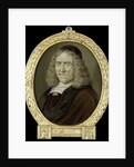 Portrait of Willem Jacobsz van Heemskerck, Poet and Engraver on Glass by Arnoud van Halen
