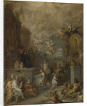 Allegory of the Farewell of William III from Amalia van Solms following the transfer of Regency to the States General by Theodoor van Thulden