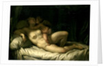 Cupid Kissing Venus, Venus Kissed by Amor by Anonymous