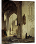 Church Interior by Bartholomeus Johannes van Hove