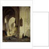 Church Interior by Bartholomeus Johannes van Hove
