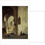 Church Interior by Bartholomeus Johannes van Hove