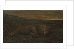 Sleeping Lion by night by John Macallan Swan
