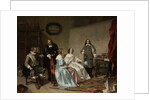 The Princess of Orange Visiting the Work-shop of Bartholomeus van der Helst by Hendrik Jacobus Scholten