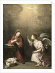 Annunciation to the Virgin by Follower of Bartolomé Esteban Murillo