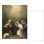 Annunciation to the Virgin by Follower of Bartolomé Esteban Murillo