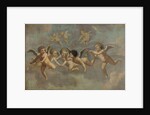 Pointing putti by Anonymous