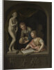 A Girl Drawing and a Boy near a Statue of Venus by Pieter van der Werff