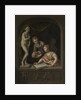 A Girl Drawing and a Boy near a Statue of Venus by Pieter van der Werff