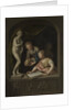 A Girl Drawing and a Boy near a Statue of Venus by Pieter van der Werff