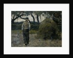 Farmer near a haystack, 1889 by Richard Roland Holst