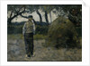 Farmer near a haystack, 1889 by Richard Roland Holst