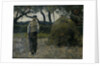 Farmer near a haystack, 1889 by Richard Roland Holst