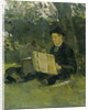 Jan Verkade, 1868-1946, painting under a tree 1891 by Richard Roland Holst