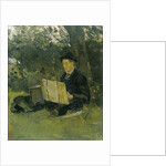 Jan Verkade, 1868-1946, painting under a tree 1891 by Richard Roland Holst