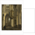 Interior of a Protestant Gothic Church with Motifs from the Old and New Church in Amsterdam by Emanuel de Witte