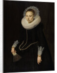 Portrait of Maria Overrijn van Schoterbosch, Wife of Dirck Corver by Cornelis van der Voort