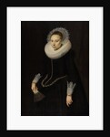 Portrait of Maria Overrijn van Schoterbosch, Wife of Dirck Corver by Cornelis van der Voort