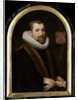 Portrait of Floris Gerritsz Overrijn van Schoterbosch by Cornelis Engelsz.