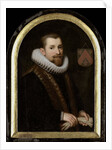 Portrait of Floris Gerritsz Overrijn van Schoterbosch by Cornelis Engelsz.