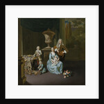 Portrait of Diederik, Baron van Leyden van Vlaardingen with his Wife and three Sons by Willem van Mieris