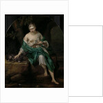 A Woman with a Dog by Herman van der Mijn