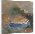 Ophélie, la cape bleue sur les eaux by Odilon Redon
