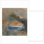 Ophélie, la cape bleue sur les eaux by Odilon Redon