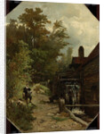 Jacob van Ruisdael Sketching a Watermill by Albert Gerard Bilders