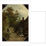 Jacob van Ruisdael Sketching a Watermill by Albert Gerard Bilders