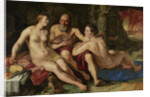 Lot and his Daughters by Hendrick Goltzius