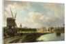View of The Hague from the Canal called the Delftsche Vaart in the 17th Century, Cornelis Springer by Kasparus Karsen