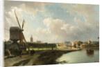 View of The Hague from the Canal called the Delftsche Vaart in the 17th Century, Cornelis Springer by Kasparus Karsen