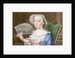 Portrait of a Lady with a Fan by Daniël Bruyninx