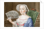 Portrait of a Lady with a Fan by Daniël Bruyninx