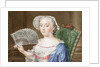 Portrait of a Lady with a Fan by Daniël Bruyninx