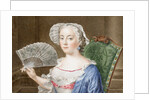 Portrait of a Lady with a Fan by Daniël Bruyninx