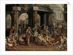 The Healing of the Paralytic, Pool of Bethesda by Pieter Aertsen
