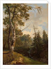 Forest scene near Wolfheze, The Netherlands by Johannes Warnardus Bilders