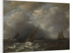 Storm on the Meuse River by Hendrick Martensz. Sorgh
