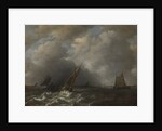 Storm on the Meuse River by Hendrick Martensz. Sorgh